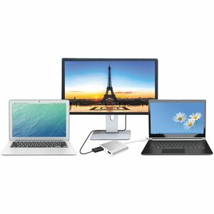 j5create JUA365 A/V-Adapter - 1 - TAA-konform - 3840 x 2160 Supported - Silber