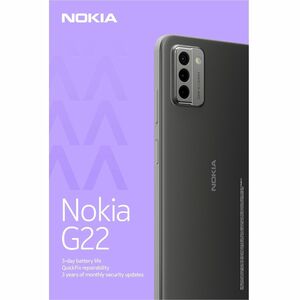 Nokia G22 TA-1528 64 GB Smartphone - 16.5 cm (6.5") HD+ 720 x 1600 - Octa-core (8 Core) 1.60 GHz - 4 GB RAM - Android 12 -