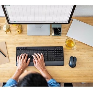 Trust Trezo Rugged Keyboard & Mouse - Spanish - USB Wireless Keyboard - Keyboard/Keypad Color: Black - USB Wireless Mouse 