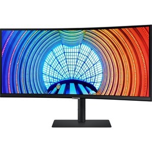 Samsung ViewFinity S6 S34A650UBU 34" Class UW-QHD Curved Screen LCD Monitor - 21:9 - Black - 86.4 cm (34") Viewable - Vert