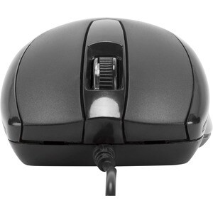 Souris BlueTrace Targus AMU81AMGL Pleine taille - USB Type A - 3 Bouton(s) - Noir - Câble - 1000 dpi - Roulettes avec frei