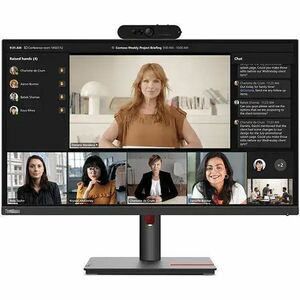 Lenovo ThinkVision MC60 - Webcam - Schwarz - USB 2.0 - 1920 x 1080 Pixel Videoauflösung - 90° Angle - Mikrofon - Monitor
