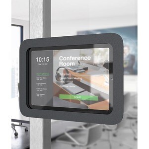 Heckler Design Wall Mount for iPad mini (6th Generation), Gang Box, Network Adapter - Black Gray - Powder Coated Steel, Po