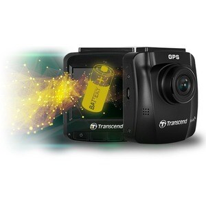 Transcend DrivePro 250 Dashboard Fahrzeugkamera - 6,1 cm (2,4 Zoll) Bildschirm - Kabellos - 2560 x 1440 Video