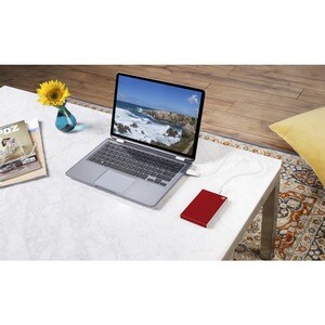 Seagate One Touch STKY2000405 2 TB Portable Hard Drive - External - Rose Gold - MAC Device Supported - USB 3.0 - 256-bit E