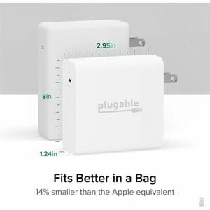 Plugable 140W USB C Charger, GaN Wall Charger for Laptop, PD 3.1 Power Adapter - Compatible with USB-C MacBook Pro, Macboo