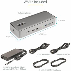 StarTech.com Dual-Laptop USB-C KVM Docking Station, Dual Monitor 4K 60Hz DisplayPort KVM Dock, 5x USB Hub, GbE, 90W/45W PD