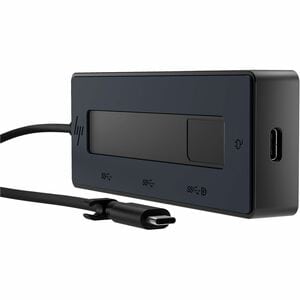 HP USB Type C Docking Station for Notebook, Mobile Workstation - Charging Capability - Black - Portable - 4K - 3840 x 2160