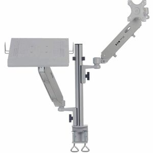 Tripp Lite series DDR1732NBMTAA Clamp Mount for Notebook, Monitor, Flat Panel Display, HDTV - Silver  - 1 Display(s) Suppo