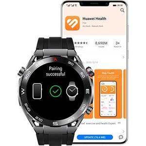 Huawei WATCH Ultimate Smartwatch - 48,50 mm Case Height - 48,50 mm Case Width - Schwarz Case Color - Schwarz Band Color - 