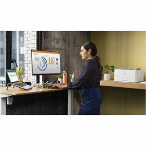 HP LaserJet 1502w Desktop Wireless Laser Printer - Monochrome - 22 ppm Mono - 600 x 600 dpi Print - Manual Duplex Print - 