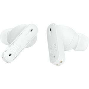 JBL Tune Beam True Wireless Earbud Stereo Earset - White - Binaural - In-ear - Bluetooth - Noise Canceling - USB Type C