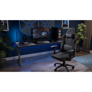 Sillón de Juego Corsair TC100 - Espuma de memoria, Acero, Nilón - Negro