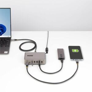 StarTech.com USB-Hub - USB 3.2 (Gen. 2) Typ C - Desktop - Grau - UASP-Support - 10 Total USB Port(s) - PC