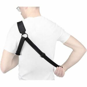 MOBILIS Tasche Walkie-Talkie - Schwarz - Silikon Körper - Sturzsicher, Rutschfest - Brustriemen, Schultergurt - 1