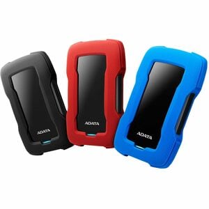 Adata HD330 AHD330-1TU31-CRD 1 TB Portable Hard Drive - External - Red - Gaming Console Device Supported - USB 3.2 (Gen 1)