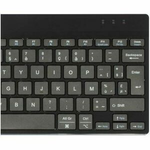 R-Go Compact Break ergonomic keyboard, AZERTY (BE) - bluetooth, black