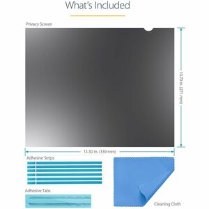 StarTech.com 17-inch 5:4 Computer Monitor Privacy Filter, Anti-Glare Privacy Screen w/51% Blue Light Reduction, +/- 30 deg