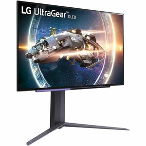 LG UltraGear 27GR95QE-B 27" (68.6 cm) Class WQHD Gaming OLED Monitor - 16:9 - Black - 26.5" (67.3 cm) Viewable - OLED - LE