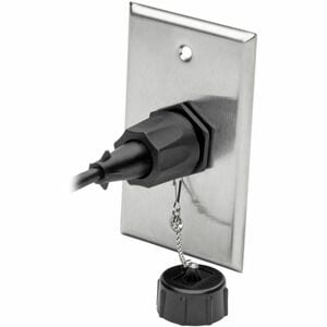 Tripp Lite series N206-KJ01-IND Network Connector - TAA Compliant - 1 x RJ-45 Network Female, 1 x 110-punchdown - Shieldin
