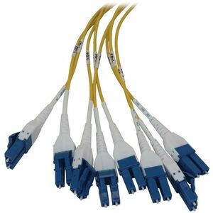 Tripp Lite by Eaton N48S-4L16L-10Network Patch Panel - Yellow - 4 x Duplex - 1U High - 19" Wide - Rack-mountable