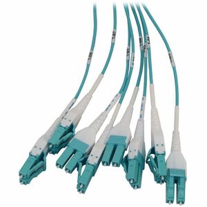 Tripp Lite series N48M-4L16L-10Network Patch Panel - Aqua - 4 x Duplex - 1U High - 19" Wide - Rack-mountable