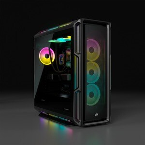 Corsair iCUE 5000T Carcasa para computdora - ATX Placa base admitida - Media Torre - Vidrio templado, Acero - Negro - 6 x 