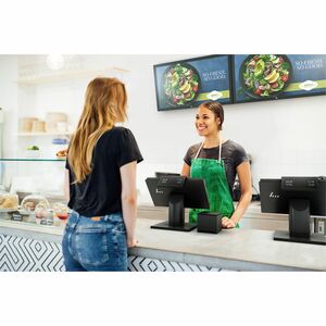 Terminal de POS HP Engage One Pro - Core i3 3,80 GHz - 4 Go DDR4 SDRAM 256 Go PCIe NVMe Écran tactile UHD Graphics 630 - R