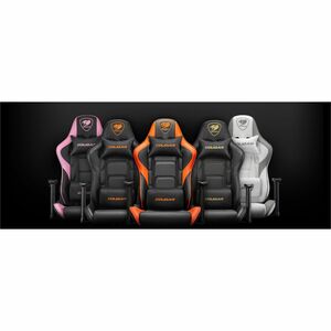 Sillón de Juego COUGAR Armor Elite CGR-ELI - Cuero PVC, Acero - Naranja, Negro