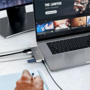 j5create JCD395-N Estação de ancoragem para Teclado, Notebook, Coluna, Monitor, Unidade Flash, Rato - Capacidade de carreg