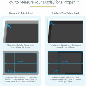 StarTech.com Filtro Privacy per laptop da 19" 5:4, Pellicola protettiva antiriflesso con riduzione luce della blu del 51%,