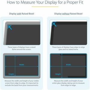 StarTech.com Anti-glare Privacy Screen Filter - Matte, Glossy - For 48.3 cm (19") Widescreen LCD Monitor - 5:4 - Scratch R