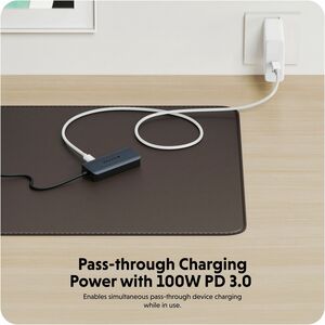 HyperDrive Next 4 Port USB-C Hub - for Monitor, MacBook - Charging Capability - 4 Port(s) - USB 3.2 (Gen 2) Type C - 1 Dis