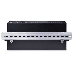 16-Port Industrial USB 3.0 Hub 5Gbps Metal DIN/Surface/Rack Mountable ESD Protection Terminal Block Power up to 120W Share