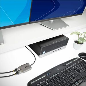 StarTech.com Signal Splitter - Plastic - 3840 × 2160 - DisplayPort - 2 x HDMI Out - USB
