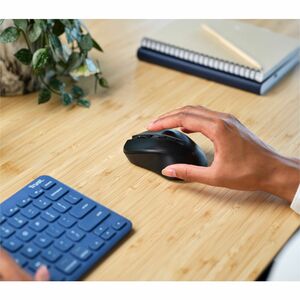 Trust Mydo Maus - Funkfrequenz - USB 2.0 Typ A - Optisch - 4 Taste(n) - Schwarz - Kabellos - 2,40 GHz - 1800 dpi Auflösung