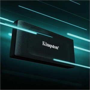 Kingston Tragbar Solid State-Laufwerk - Extern - 2 TB - Schwarz - Speichersystem Unterstütztes Gerät - USB 3.2 (Gen 2) - 1