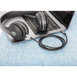 Manhattan 355995 2m AUX Cable de audio - Cable for Dispositivo de audio, Sistema del Sonido, Auricular, Altavoz, Smartphon