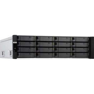 QNAP, QNAP Enterprise ZFS NAS ES1686DC-2142IT-128G SAN/NAS Storage System - 2 x Intel Xeon D-2142IT Octa-core (8 Core) 1.9