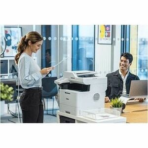 Brother MFC-L5710DW Wired & Wireless Laser Multifunction Printer - Monochrome - Copier/Fax/Printer/Scanner - 50 ppm Mono P