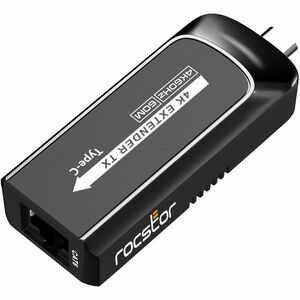 TrueReach 4K@120Hz USB-C HDMI Extender over CAT6/CAT6a/Cat7 Ethernet Cable - USB 3.1 Type C Transmitter & HDMI Receiver - 