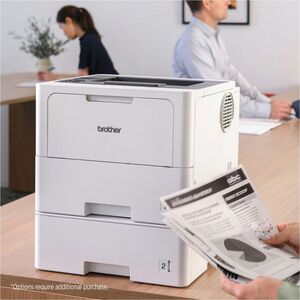 Brother HL-L6210DW Business Monochrome Laser Printer with Large Paper Capacity, Wireless Networking, and Duplex Printing -