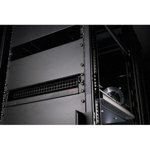 APC by Schneider Electric ACF202BLK Airflow Cooling System - Black - 1 Each - 122.71 L/s - Rack-mountable 2U - 200 V AC, 2