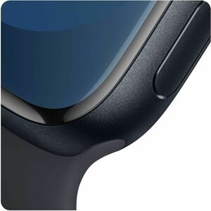 Apple Watch Series 9 智能手表 - 45 毫米 Case Height - 38 毫米 Case Width - 午夜黑 Case Color - 午夜黑 Band Color - 玻璃 Body Material - 铝 