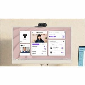 Webcam Logitech BRIO 105 - 2 Megapixel - 30 fps - Grafite - USB Tipo A - 1 - Full HD - 1920 x 1080 Video - CMOS Sensore - 