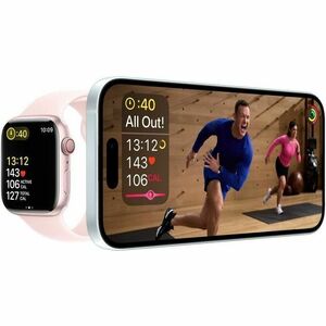 Apple Watch Series 9 Smart Watch - 4.10 cm (1.61") Case Height - 3.50 cm (1.38") Case Width - Pink Case Color - Light Pink