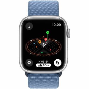 Apple Watch Series 9 Smart Watch - 4.10 cm (1.61") Case Height - 3.50 cm (1.38") Case Width - Silver Case Color - Winter B
