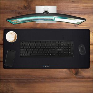 Mouse Pad V7 MP04BLK - Extralarge - 30 mm x 420 mm - Nero - Neoprene, Gomma - Resistente alle macchie, Resistente agli odo
