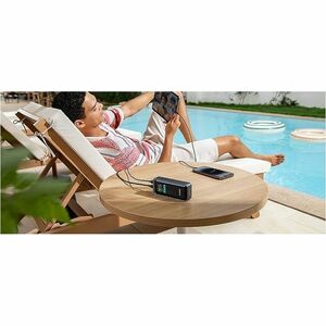 ANKER Prime 12,000mAh Power Bank - For iPhone, MacBook - 12000 mAh - 130 W - 2 x USB - Black