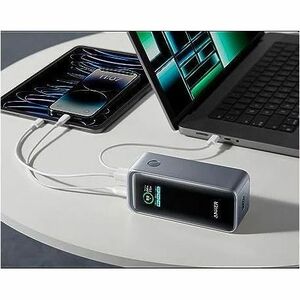 ANKER Prime 20,000mAh Power Bank (200W) - For iPhone, Smartphone, MacBook Air, AirPod - 20000 mAh - 3 x USB - Black